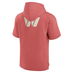 Washington Commanders Elements Future Ground Lettering Short Sleeve Pullover Hoodie | NFL Near me