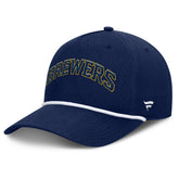 Milwaukee Brewers Fanatics Clubhouse Foul Ball A-Frame Adjustable Hat - MLB Hats