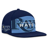 Tampa Bay Rays Fanatics Clubhouse Splitter Snapback Hat - MLB Hats