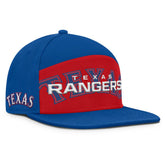 Texas Rangers Fanatics Clubhouse Splitter Snapback Hat - MLB Hats