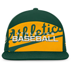 Athletics Fanatics Clubhouse Splitter Snapback Hat - MLB Hats