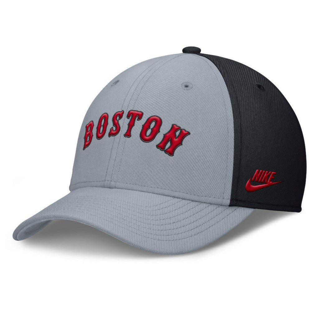 Boston Red Sox Nike Rise Swoosh Performance Flex Hat - MLB Hats