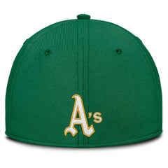 Athletics Nike Rise Swoosh Performance Flex Hat - MLB Hats