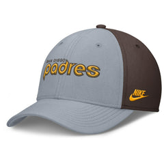 San Diego Padres Nike Rise Swoosh Performance Flex Hat - MLB Hats