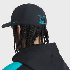 Miami Marlins Nike 2025 City Connect Performance Swoosh Flex Hat - MLB Hats