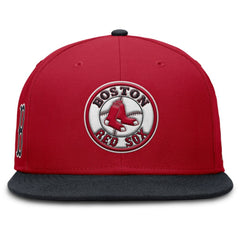 Boston Red Sox Nike Cooperstown Two-Tone Dri-FIT Round Bill True Fitted Hat - MLB Hats