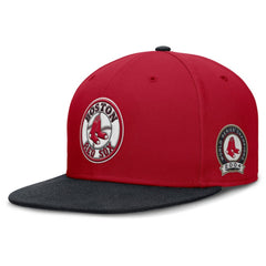 Boston Red Sox Nike Cooperstown Two-Tone Dri-FIT Round Bill True Fitted Hat - MLB Hats