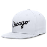 Chicago White Sox Nike Wordmark Dri-FIT Round Bill True Fitted Hat - MLB Hats