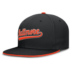 Baltimore Orioles Nike Primetime Dri-FIT Round Bill True Fitted Hat - MLB Hats