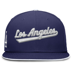 Los Angeles Dodgers Nike Primetime Dri-FIT Round Bill True Fitted Hat - MLB Hats