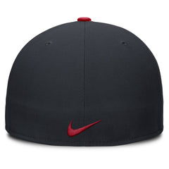Atlanta Braves Nike Primetime Dri-FIT Round Bill True Fitted Hat - MLB Hats