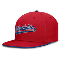 Philadelphia Phillies Nike Primetime Dri-FIT Round Bill True Fitted Hat - MLB Hats