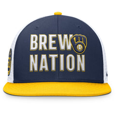 Milwaukee Brewers Nike Pro Trucker Snapback Hat - MLB Hats