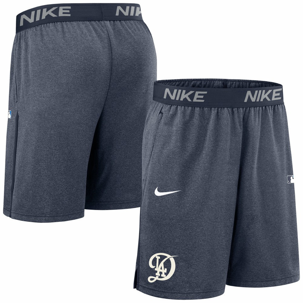 Los Angeles Dodgers Nike Authentic Collection City Connect Performance Knit Shorts - MLB Shorts