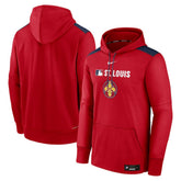 St. Louis Cardinals Nike Authentic Collection City Connect Therma Pullover Hoodie - MLB Hoodies