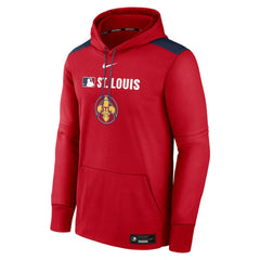 St. Louis Cardinals Nike Authentic Collection City Connect Therma Pullover Hoodie - MLB Hoodies