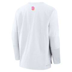 San Diego Padres Nike 2025 City Connect Authentic Collection Player Dri-FIT Lightweight Pullover - MLB Pullover