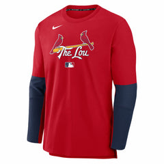 St. Louis Cardinals Nike 2025 City Connect Authentic Collection Player Dri-FIT Lightweight Pullover - MLB Pullover