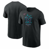 Miami Marlins Nike 2025 City Connect Large Logo T-Shirt - MLB T-shirts