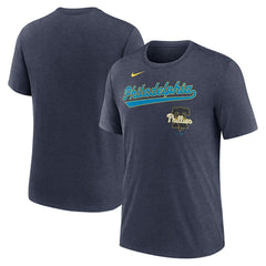 Philadelphia Phillies Nike City Connect Script Tri-Blend T-Shirt - MLB T-shirts
