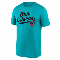 Miami Marlins Nike 2025 City Connect Team Phrase Script Legend Performance T-Shirt - MLB T-shirts