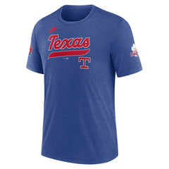 Texas Rangers Nike Cooperstown Collection Eras Tri-Blend T-Shirt - MLB T-shirts