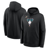 Arizona Diamondbacks Nike Cooperstown Collection Logo Club Hoodie - MLB Hoodies