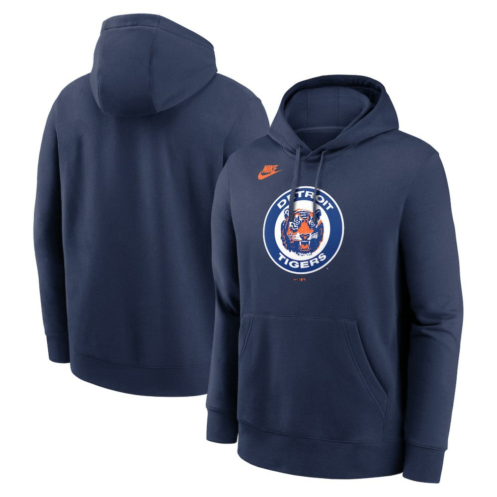 Detroit Tigers Nike Cooperstown Collection Logo Club Hoodie - MLB Hoodies