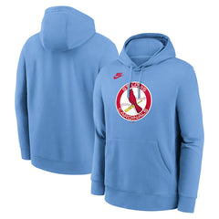 St. Louis Cardinals Nike Cooperstown Collection Logo Club Hoodie - MLB Hoodies