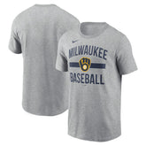Milwaukee Brewers Nike Arched T-Shirt - MLB T-shirts