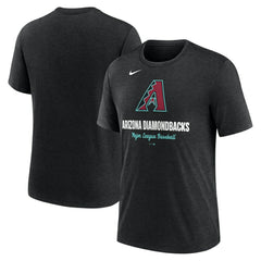Arizona Diamondbacks Nike Logo Tri-Blend T-Shirt - MLB T-shirts