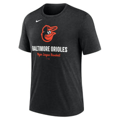 Baltimore Orioles Nike Logo Tri-Blend T-Shirt - MLB T-shirts