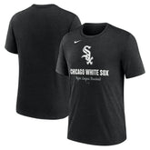 Chicago White Sox Nike Logo Tri-Blend T-Shirt - MLB T-shirts