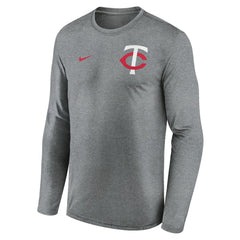 Minnesota Twins Nike 2-Hit Legend Dri-FIT Long Sleeve T-Shirt - MLB T-shirts