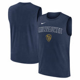 Milwaukee Brewers Nike Knockout Dri-FIT Muscle Tank Top - MLB Tanks