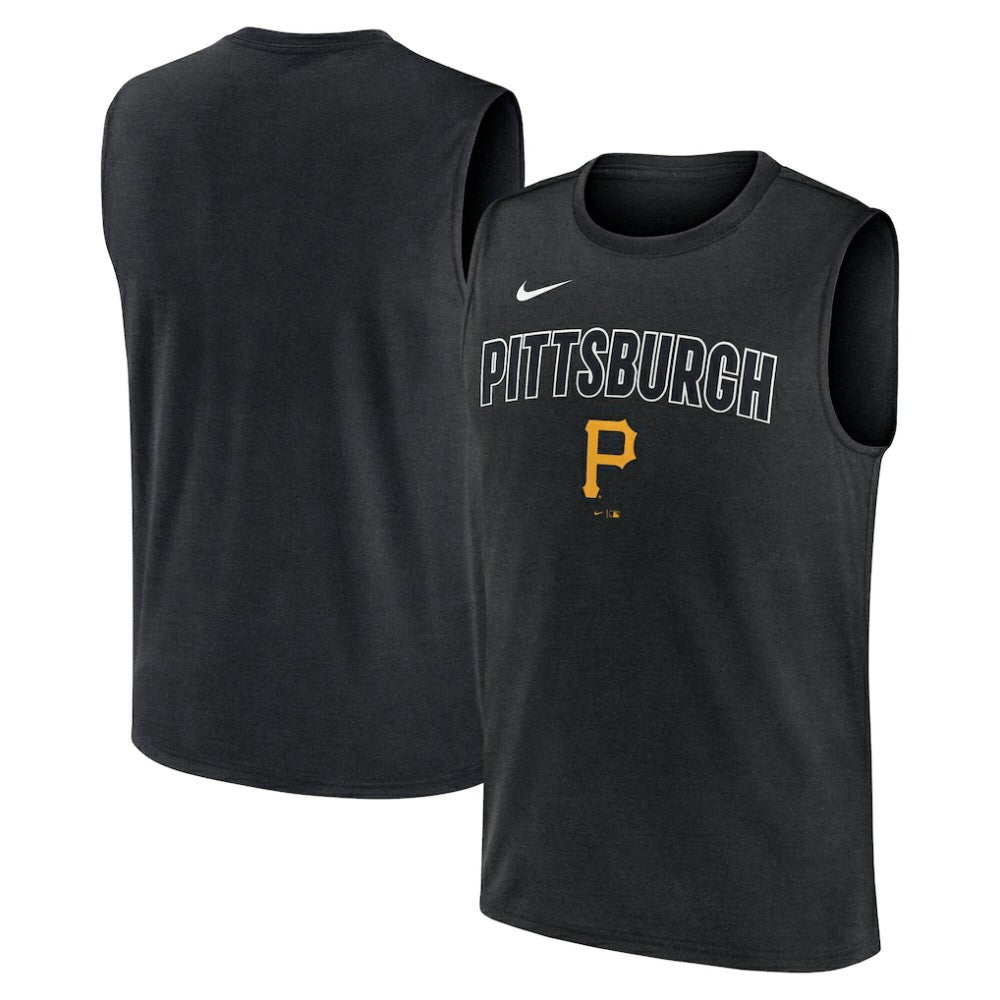 Pittsburgh Pirates Nike Knockout Dri-FIT Muscle Tank Top - MLB Tanks