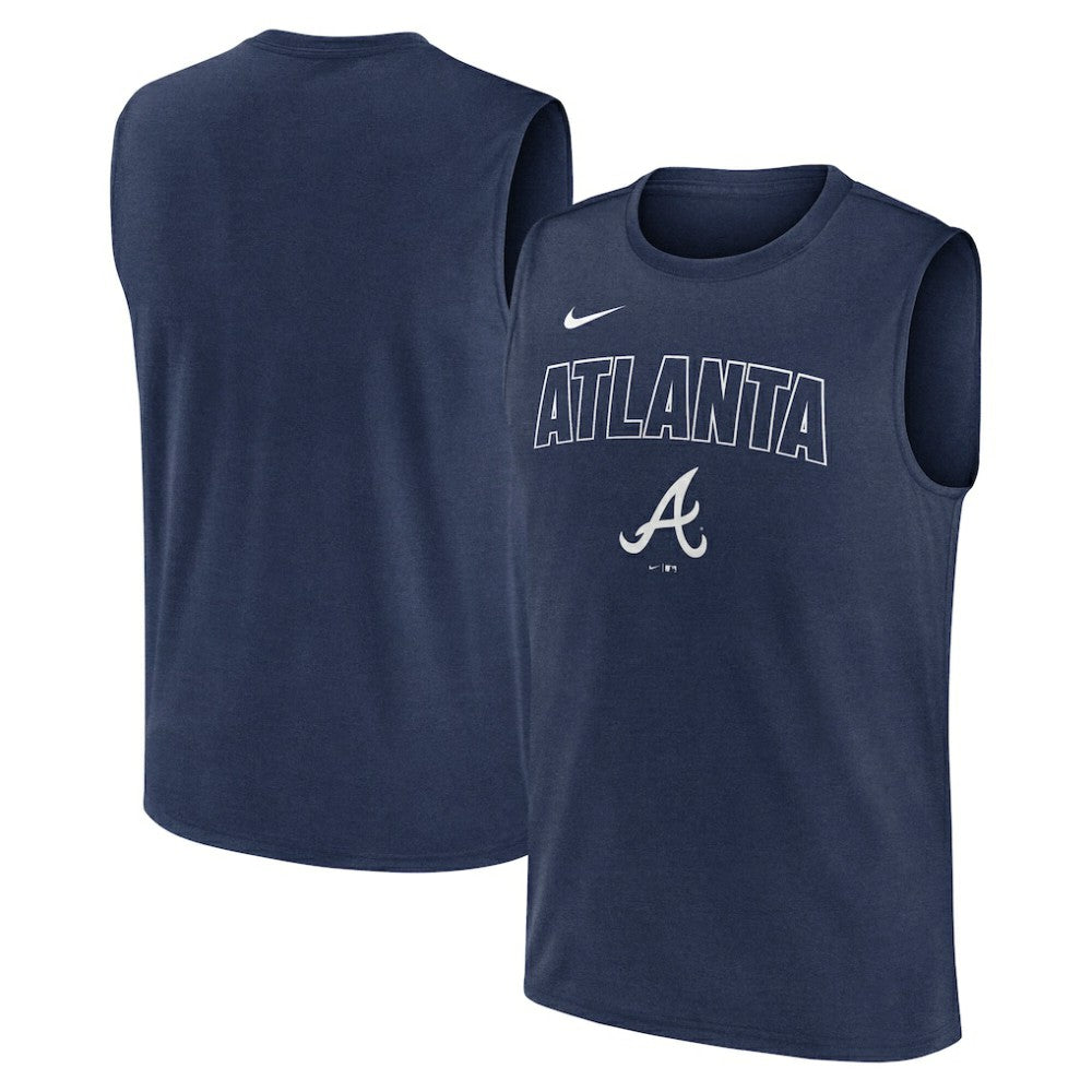 Atlanta Braves Nike Knockout Dri-FIT Muscle Tank Top - MLB Tanks