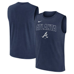 Atlanta Braves Nike Knockout Dri-FIT Muscle Tank Top - MLB Tanks