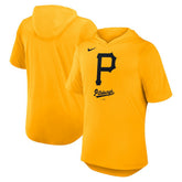 Pittsburgh Pirates Nike Tri-Blend Hoodie T-Shirt - MLB Hoodies