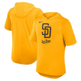 San Diego Padres Nike Tri-Blend Hoodie T-Shirt - MLB Hoodies