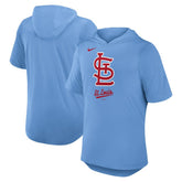 St. Louis Cardinals Nike Tri-Blend Hoodie T-Shirt - MLB Hoodies