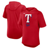 Texas Rangers Nike Tri-Blend Hoodie T-Shirt - MLB Hoodies