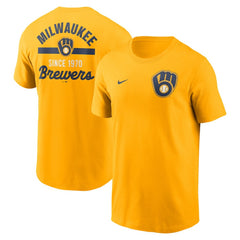 Milwaukee Brewers Nike 2-Hit T-Shirt - MLB T-shirts
