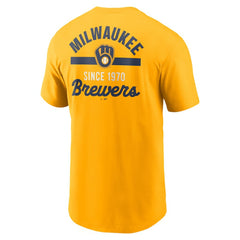 Milwaukee Brewers Nike 2-Hit T-Shirt - MLB T-shirts