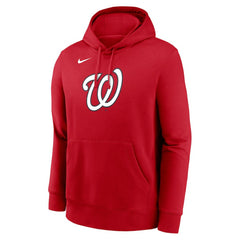 Washington Nationals Nike Logo Club Fleece Hoodie - MLB Hoodies
