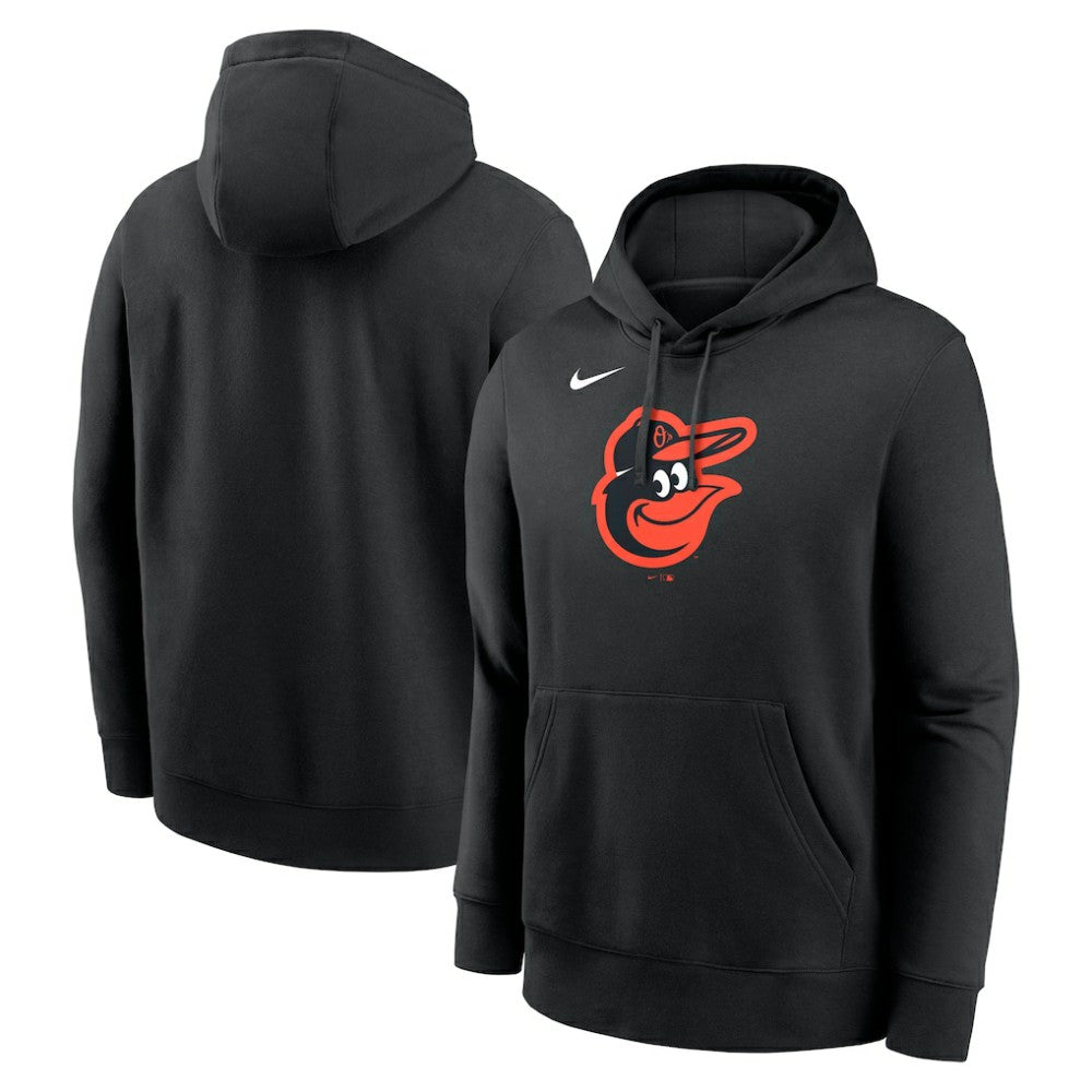 Baltimore Orioles Nike Logo Club Fleece Hoodie - MLB Hoodies