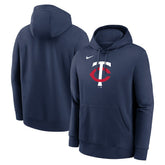 Minnesota Twins Nike Logo Club Fleece Hoodie - MLB Hoodies