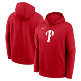 Philadelphia Phillies Nike Logo Club Fleece Hoodie - MLB Hoodies