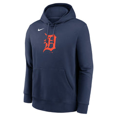 Detroit Tigers Nike Logo Club Fleece Hoodie - MLB Hoodies