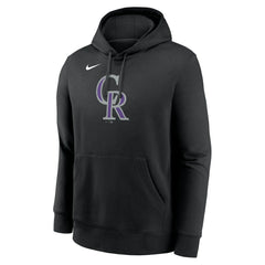 Colorado Rockies Nike Logo Club Fleece Hoodie - MLB Hoodies